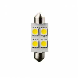 Bec cu LED SMD Sofit 11x39mm Alb Blister 2 buc Automax 