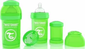 Biberon Anti-Colici Twistshake 180 ml Verde 