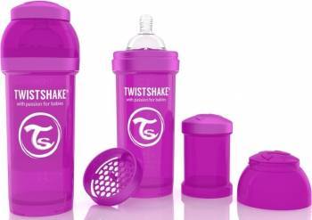 Biberon Anti-Colici Twistshake 260 ml Violet 