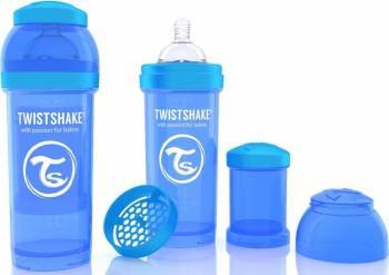 Biberon Anti-Colici Twistshake 260 ml Albastru 