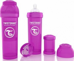 Biberon Anti-Colici Twistshake 330 ml Violet 