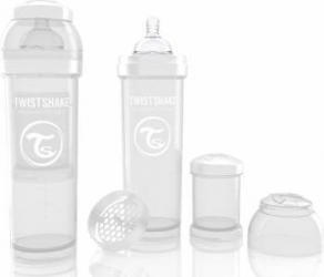 Biberon Anti-Colici Twistshake 330 ml Alb 