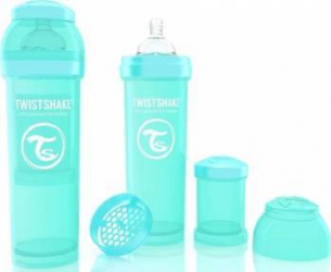 Biberon Anti-Colici Twistshake 330 ml Turcoaz 