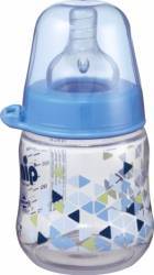 Biberon cu gat larg Boy PP 150 ml tetina silicon ortodontica debit mediu 0+ luni 