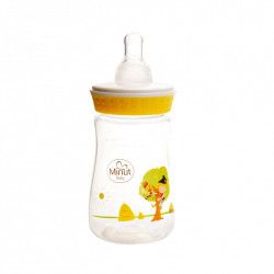 Biberon Pupaza din tei 125 ml Minut Baby 0+ 