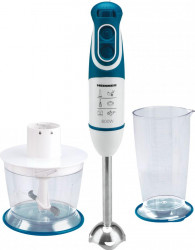 Blender de mana Heinner Charm HB-600BL 600W 2 viteze Functie Turbo Alb-Albastru 