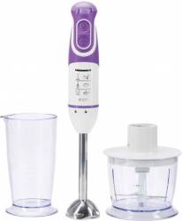 Blender de mana vertical Heinner HB-600UV 600 W 0.7 l 5 viteze Alb-Mov 