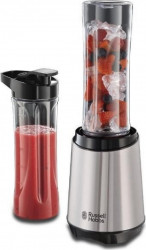 Blender Russell Hobbs Mix and Go Steel 23470-56 300 W 2 sticle 0.6 l Inox/Negru 