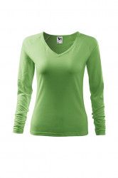 Bluza Malfini dama bumbac decolteu in V bumbac verde XL 