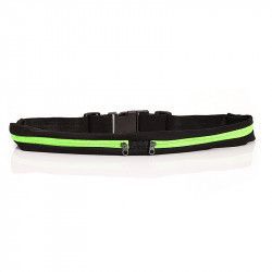 Borseta sport pentru alergat compartimentata cu buzunare pentru telefon mobil si accesorii Verde BBL912 