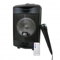 Boxa portabila JRH cu Bluetooth Radio FM Cititor USB Card TF AUX-in Microfon cu fir Telecomanda Negru 