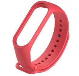 Bratara de schimb din silicon pentru Xiaomi Mi Band 3 / 4 Red / Rosu 