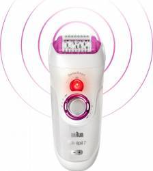 Epilator Braun SE7700 SensoSmart 3 accesorii 40 pensete WetDry Alb