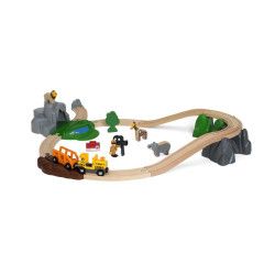 Brio Set trenulet aventura safari 