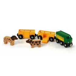 Brio Trenulet lemn ferma 