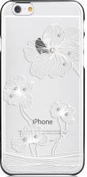 Husa Comma Crystal Flora Apple iPhone 6 6S Silver 