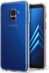 Bumper Ringke fusion Samsung Galaxy A8 Plus 2018 A730 Transparent + BONUS folie protectie display Ringke 