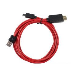 Cablu adaptor MHL la HDMI pentru Samsung S5 S4 S3 S2 I9100 HTC LG NOKIA XIAOMI 1.8m HOPE R