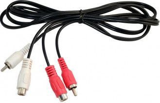 Cablu Audio 2 x RCA Tata - 2 x RCA Mama 5 m Lungime - Tip Male-Female pentru Sistem HIFI sau Amplificatoare cu Semnal Audio HD 