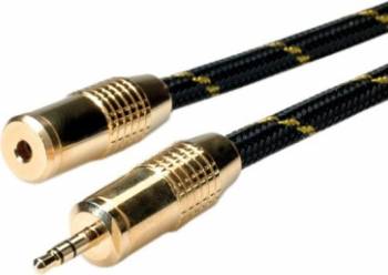 Cablu audio Roline Jack 3.5mm T - M ecranat 10m 