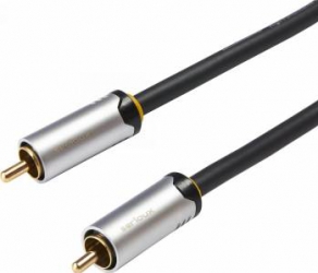 Cablu audio-video Serioux Premium RCA - RCA T-T 1.5m Negru 