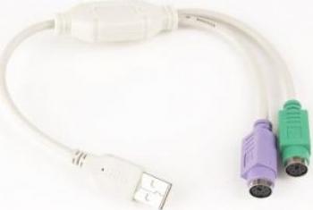 Cablu convertor Gembird USB la PS2 30 cm 