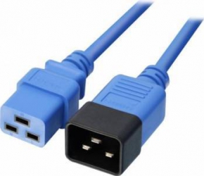 Cablu de alimentare Lindy L30122 IEC C19 la C20 3m Albastru 