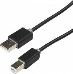 Cablu de date Serioux USB A 2.0 - USB-B 2.0 3m Negru 