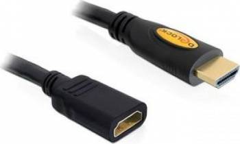 Cablu Delock Extensie High Speed HDMI cu Ethernet HDMI A male - HDMI A female 100cm 