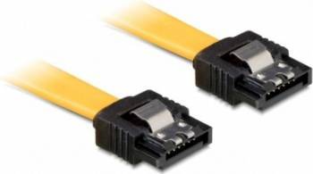 Cablu Delock SATA Clips metalic 70cm 