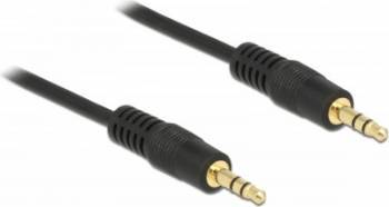 Cablu Delock Stereo Jack 3.5mm 3 pini T-T 2m Negru 