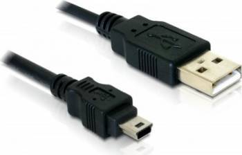 Cablu Delock USB 2.0 tata la miniUSB 1.5m 