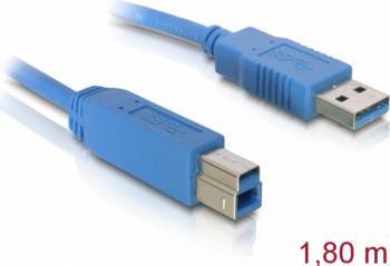 Cablu Delock USB 3.0 tip A la tip B T-T 2m Albastru 