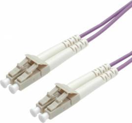 Cablu fibra optica Multimodal Value LC-LC OM4 50-120um 20m Violet 