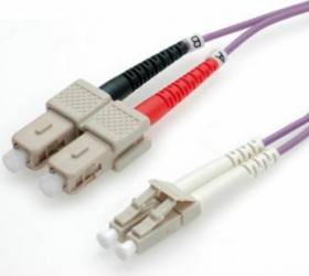 Cablu fibra optica Multimodal Value LC-SC OM4 50-120um 3m Violet 