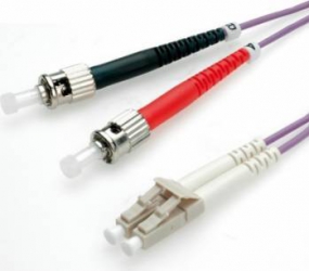 Cablu fibra optica Multimodal Value LC-ST OM4 50-120um 2m Violet 
