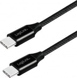 Cablu LogiLink USB Type-C USB Type-C T-T 0.3m Negru 