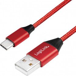 Cablu LogiLink USB Type-A - USB type-C T-T 1m Rosu 