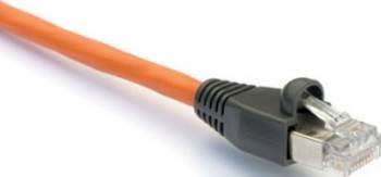 Cablu Nexans cat 6A ecranat 2m LSZH orange LANmark 