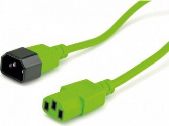 Cablu prelungitor PC Roline 19.08.1523 C13 la C14 1.8 m T-M Verde 
