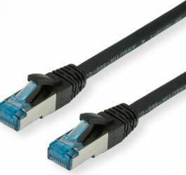 Cablu retea Value S-FTP cat 6A 15m Negru 
