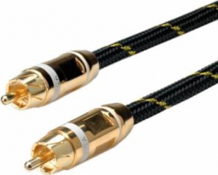 Cablu Roline 11.09.4252-5 RCA T - T ecranat 5m 