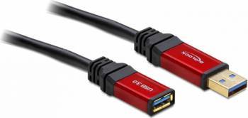 Cabluri Delock prelungitor USB 3.0-A T-M Premium 5m 