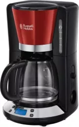 Cafetiera Russell Hobbs Colours Plus 24031-56 1100W 1.25 L Rosu Negru