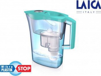 Cana filtranta de apa Laica MikroPlastik Stop UFSBE02 3 L 3 filtre Bi-Flux Verde 