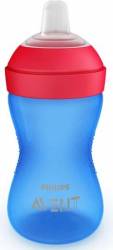 Cana Philips Avent SCF80201 300 ml 9 luni + Albastru-Rosu