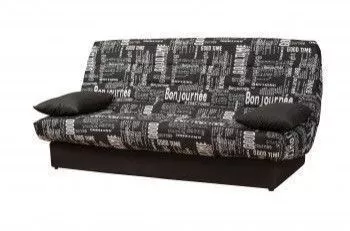 Canapea Click Clack The Sofa Bonjournee Black Petite 183/82/88 cm