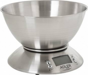 Cantar de bucatarie Adler AD3134 capacitate max 5 kg Argintiu 