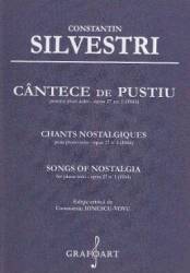 Cantece de pustiu pentru Pian solo opus 27 Nr.1 - Constantin Silvestri 
