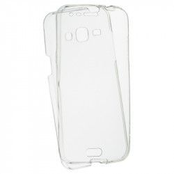 Capac de protectie Full TPU 360° fata + spate pentru Samsung Galaxy J3 / J3 2016 transparent